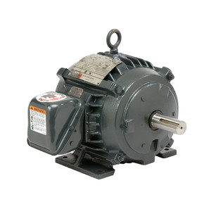 US Motors (Nidec), AC Motor, HVW5V2H6, 5 HP, 1800 RPM, Three Phase, 200 V, 60 Hz, 184T (HVW5V2H6)