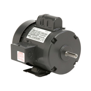 US Motors (Nidec), AC Motor, T12C3J, 0.5 HP, 1200 RPM, Single Phase, 115/208-230 V, 60 Hz, 56 (T12C3J)