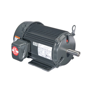 US Motors (Nidec), AC Motor, U10P1D, 10 HP, 3600 RPM, Three Phase, 208-230/460 & 190/380 V, 60 , 50 Hz, 215T (U10P1D)