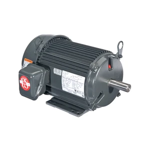 US Motors (Nidec), AC Motor, U7P1H, 7.5 HP, 3600 RPM, Three Phase, 200 V, 60 Hz, 213T (U7P1H)