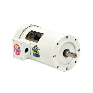 US Motors (Nidec), AC Motor, WD5E2DCR, 5 HP, 1800 RPM, Three Phase, 208-230/460 & 190/380 V, 60 , 50 Hz, 184TC (WD5E2DCR)