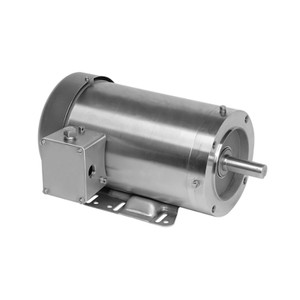 US Motors (Nidec), AC Motor, WDS1P1ACR, 1 HP, 3600 RPM, Three Phase, 208-230/460 V, 60 Hz, 56C (WDS1P1ACR)