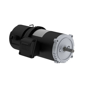 WEG, AC Motor, .2518ES3EBMW56CFL-S, 0.25 HP, 1800 RPM, W56C, Three Phase, 208-230/460 V, 60 Hz (.2518ES3EBMW56CFL-S)