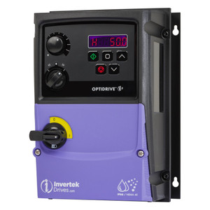 0.5HP, 240V, Invertek OptiDrive E3 VFD (ODE-3-120023-1F1B-EIP)