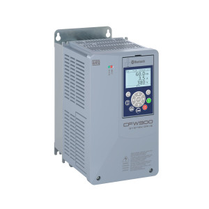 WEG CFW900 VFD - 25 HP, 33 A, 460 V, IP 20, 3 Phase, STO/SS1, HMI with Bluetooth (CFW900B33P0T4DB20Y2B)