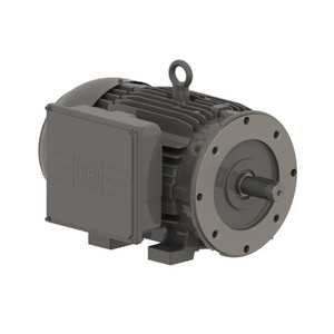 WEG, AC Motor, 00518ES1E184TC, 5 HP, 1800 RPM, 184TC, Single Phase, 208-230/460 V, 60 Hz (00518ES1E184TC)