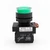 Galt Electric, X22 Series, Lighted Push Button, 22MM, UL, LED, 100-120V AC/DC, Green, 1 NO Contact (GX22-LB-GE)