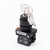 Galt Electric, X22 Series, Selector Switch, 22MM, UL, 3 Position Keyed, Key Release Center Position, 2 N/O Contacts (GX22-SS-K320BK0)