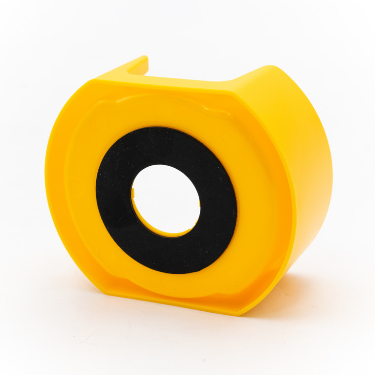Galt Electric, X22 Series, Button Shroud, Emergency Stop (E-Stop) Round Shroud, GX22-EMO-01Y (GX22-EMO-01Y)