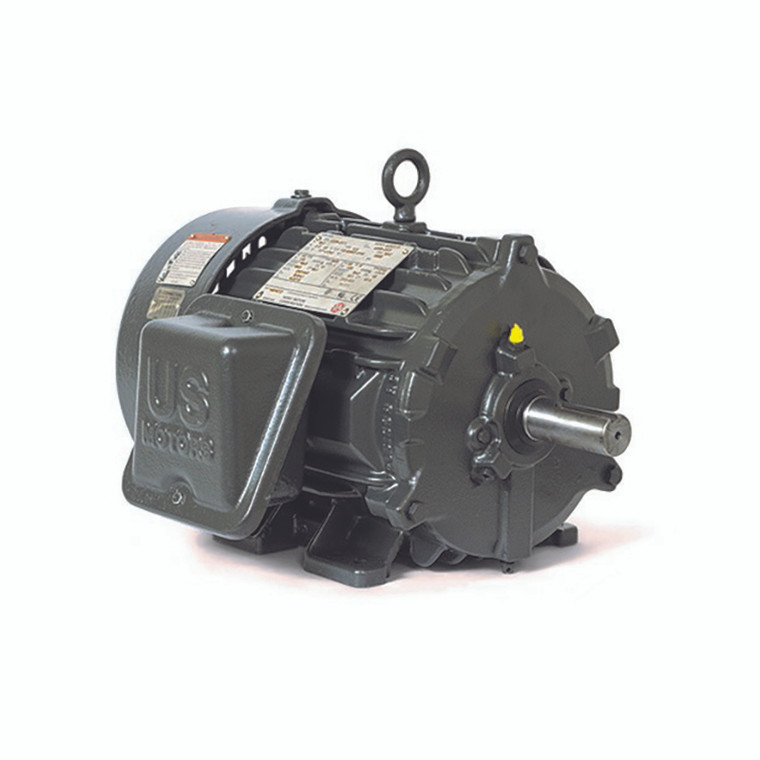 US Motors (Nidec), AC Motor, CD3P3E, 3 HP, 1200 RPM, Three Phase, 230/460 & 200/400 V, 60 , 50 Hz, 213T (CD3P3E)