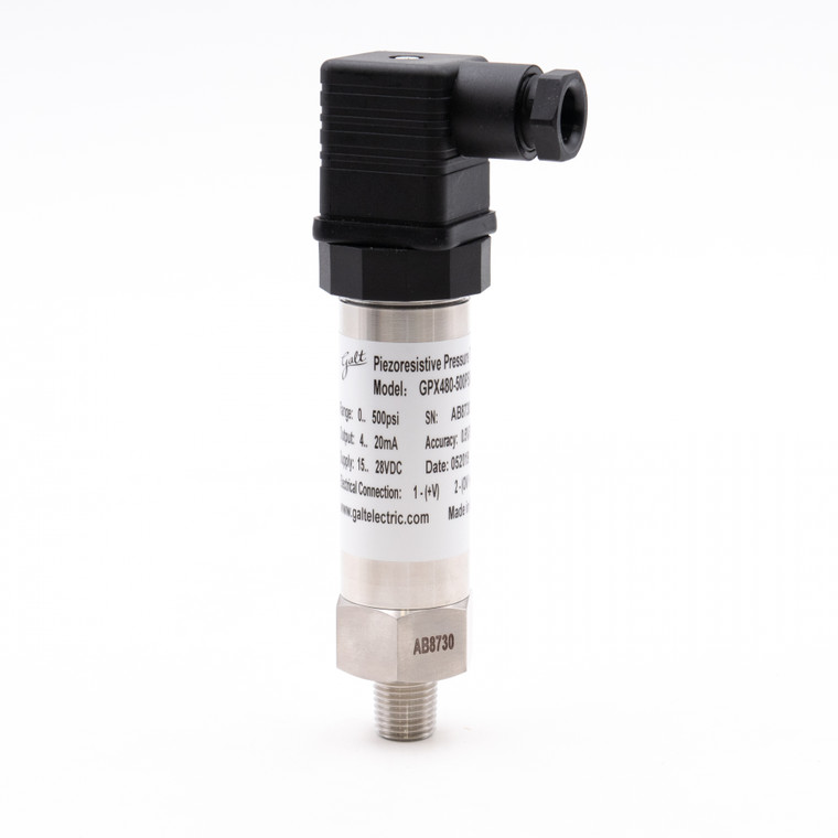 Galt, GPX480-500PSIG-E-B1-C6 Pressure Transmitter, 0-500 PSI gauge, 4-20mA (GPX480-500PSIG-E-B1-C6)