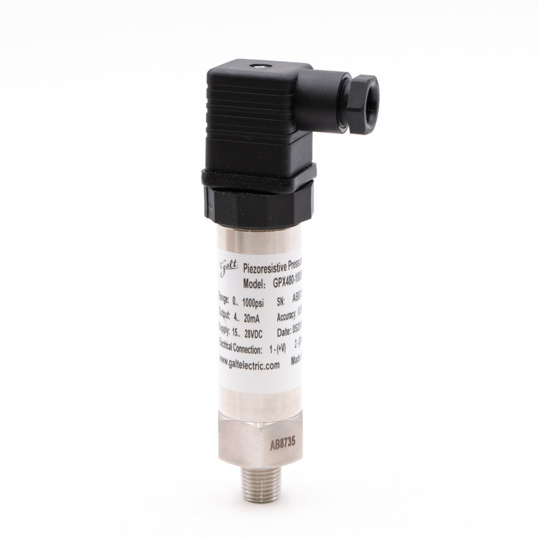 Galt, GPX480-01KPSIG-E-B1-C6 Pressure Transmitter, 0-1000 PSI gauge, 4-20mA (GPX480-01KPSIG-E-B1-C6)