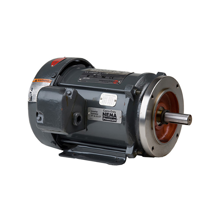 US Motors (Nidec), AC Motor, C2P2BC, 2 HP, 1800 RPM, Three Phase, 230/460 V, 60 Hz, 145TC (C2P2BC)