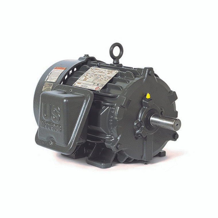US Motors (Nidec), AC Motor, CD5P2G, 5 HP, 1800 RPM, Three Phase, 575 V, 60 Hz, 184T (CD5P2G)