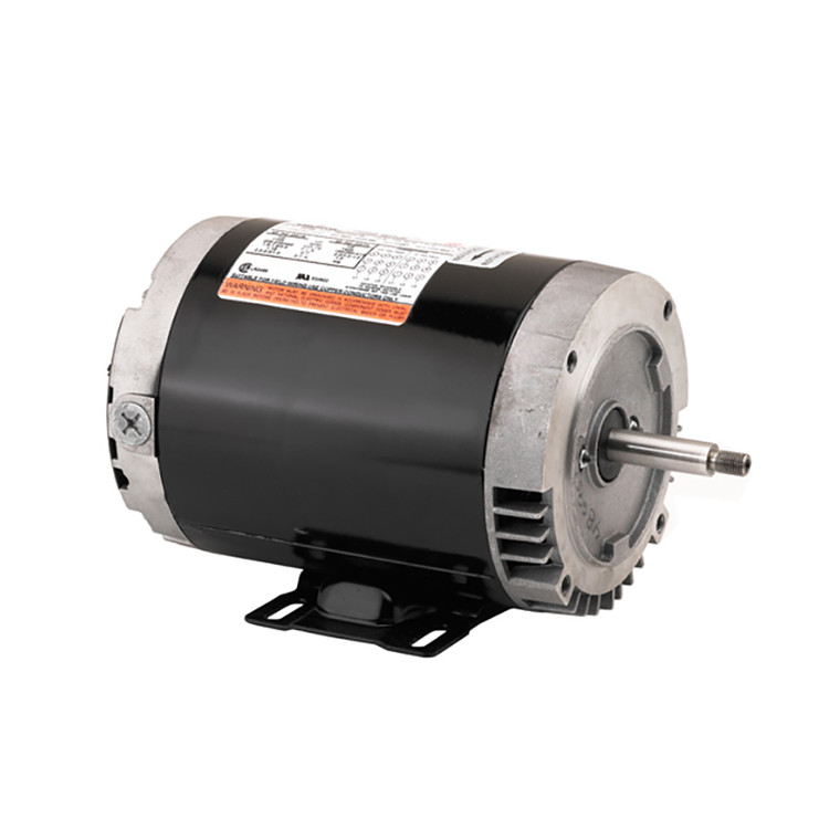 US Motors (Nidec), AC Motor, EE155, 0.5 HP, 3600 RPM, Three Phase, 208-230/460 V, 60 , 50 Hz, 56J (EE155)