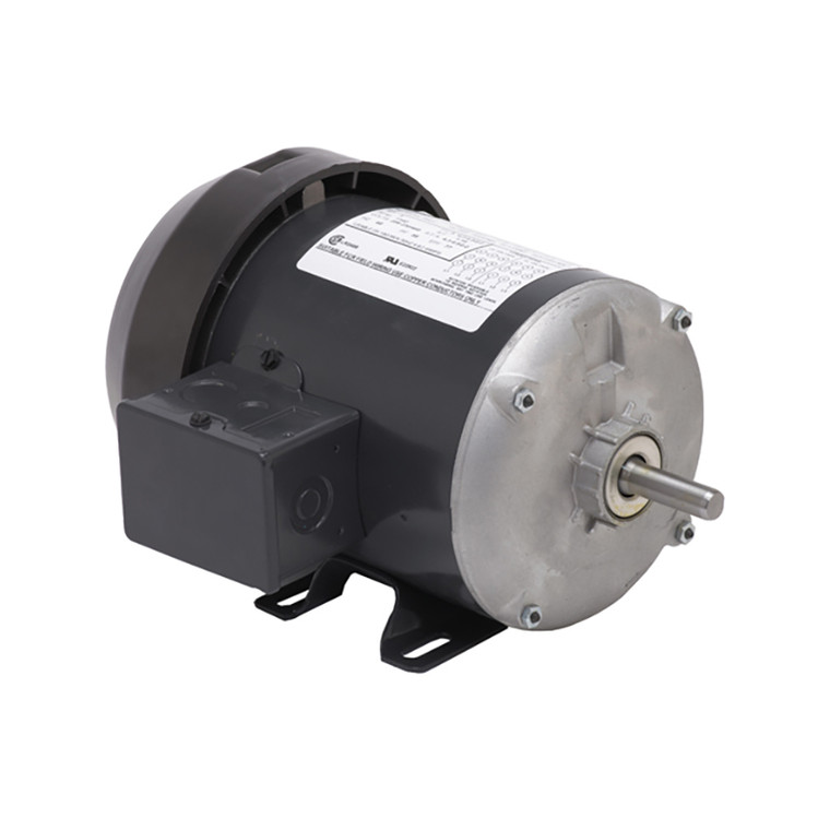 US Motors (Nidec), AC Motor, T16B2N49, 0.133 HP, 1800 RPM, Single Phase, 115 V, 60 Hz, 48 (T16B2N49)