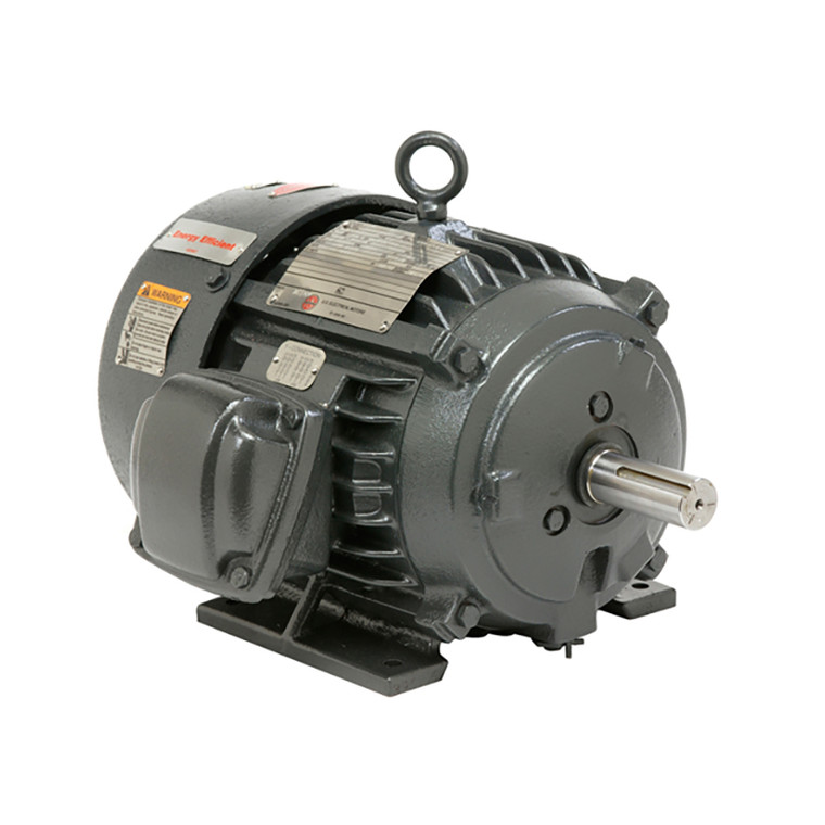 US Motors (Nidec), AC Motor, X15P2G, 15 HP, 1800 RPM, Three Phase, 575 V, 60 Hz, 254T (X15P2G)