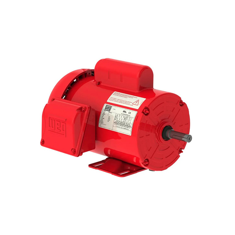 WEG, AC Motor, 00118ES1RFD56-S, 1 HP, 1800 RPM, 56, Single Phase, 115/230 V, 	60 Hz (00118ES1RFD56-S)