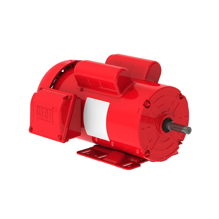 WEG, AC Motor, 00218ES1RFD145T-S, 2 HP, 1800 RPM, 143, 5T, Single Phase, 115/230 V, 	60 Hz (00218ES1RFD145T-S)