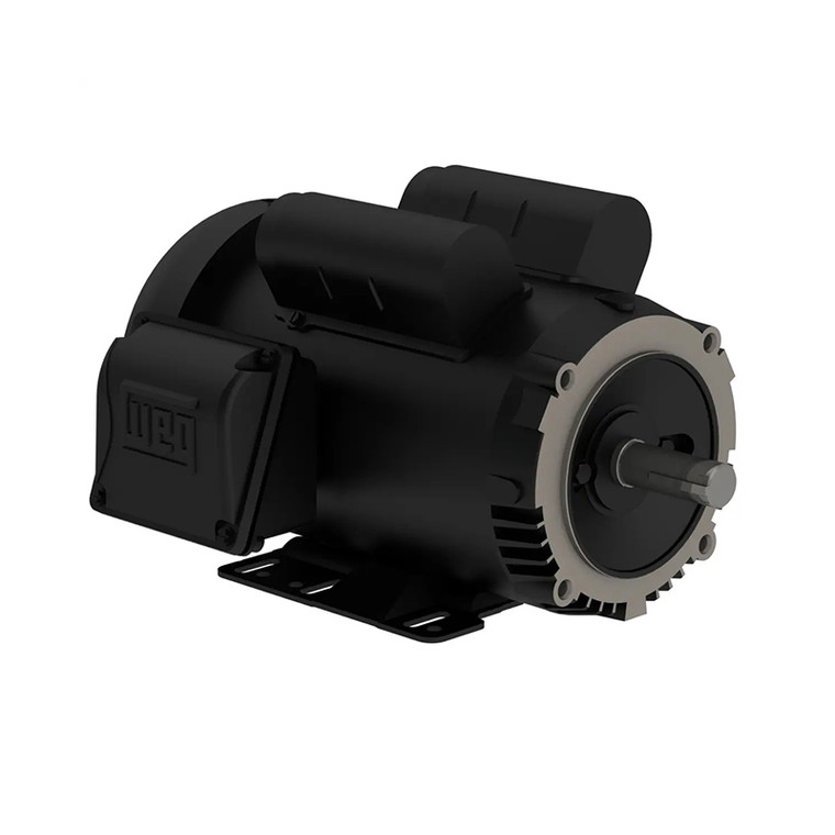 WEG, AC Motor, 00218ES1B145TC-S, 2 HP, 1800 RPM, 143, 5TC, Single Phase, 115/208-230 V, 60 Hz (00218ES1B145TC-S)