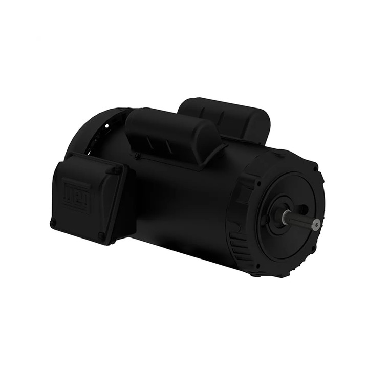 WEG, AC Motor, .7536ES1B56CFL-S, 0.75 HP, 3600 RPM, 56C, Single Phase, 115/208-230 V, 60 Hz (.7536ES1B56CFL-S)