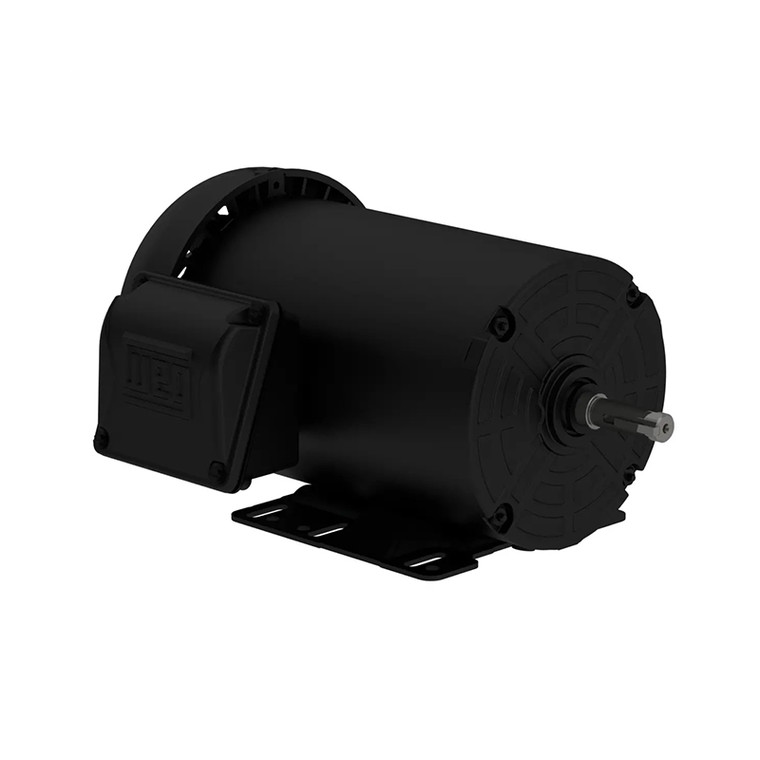 WEG, AC Motor, 00112ET3E56-S, 1 HP, 1200 RPM, 56H, Three Phase, 230/460 V, 60 Hz (00112ET3E56-S)