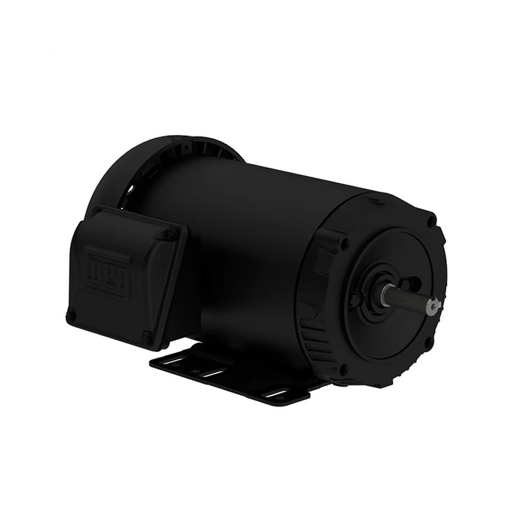 WEG, AC Motor, 00236ET3H56C-S, 2 HP, 3600 RPM, 56HC, Three Phase, 575 V, 60 Hz (00236ET3H56C-S)