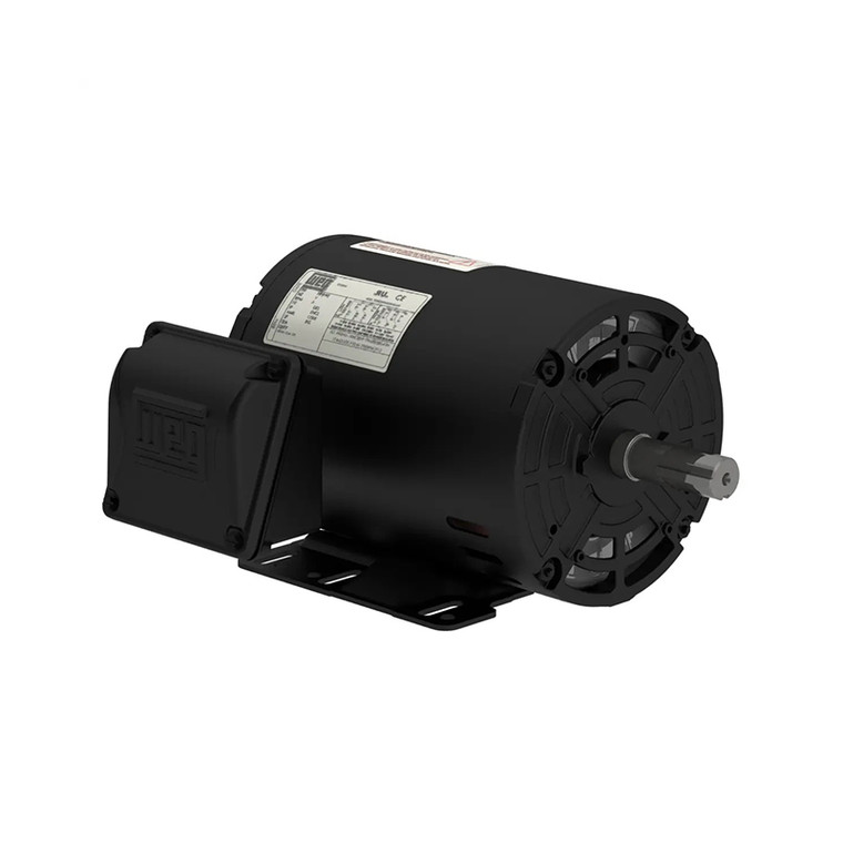 WEG, AC Motor, 00118OT3H143T-S, 1 HP, 1800 RPM, 143, 5T, Three Phase, 575 V, 60 Hz (00118OT3H143T-S)