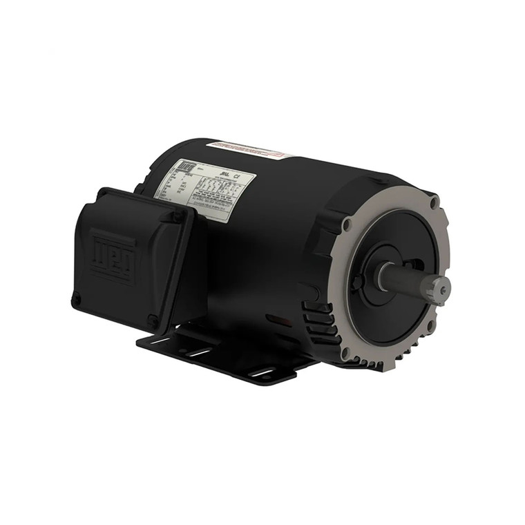 WEG, AC Motor, 00118OT3E143TC-S, 1 HP, 1800 RPM, 143, 5TC, Three Phase, 230/460 V, 60 Hz (00118OT3E143TC-S)