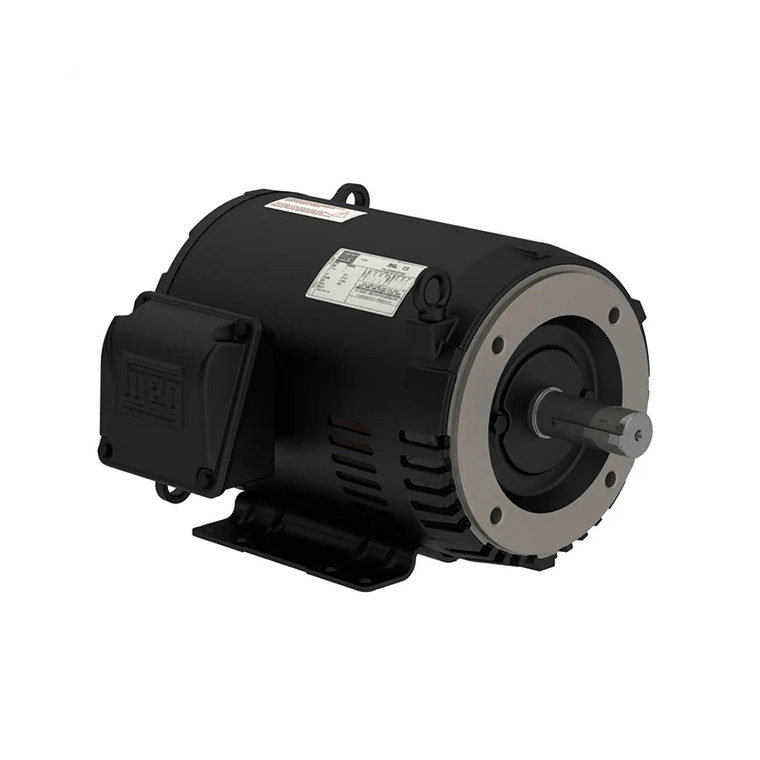 WEG, AC Motor, 00718OT3E213TC-S, 7.5 HP, 1800 RPM, 213, 5TC, Three Phase, 230/460 V, 60 Hz (00718OT3E213TC-S)