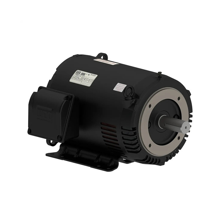 WEG, AC Motor, 10 HP, 1200 RPM, 254, 6TC, Three Phase, 575 V, 60 Hz (01012OT3H256TC-S)
