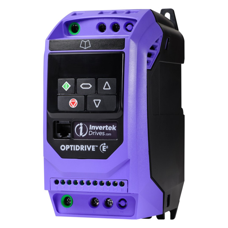 0.5HP, 115V, Invertek Optidrive E3 Single Phase VFD (ODE-3-110070-1F12-01)