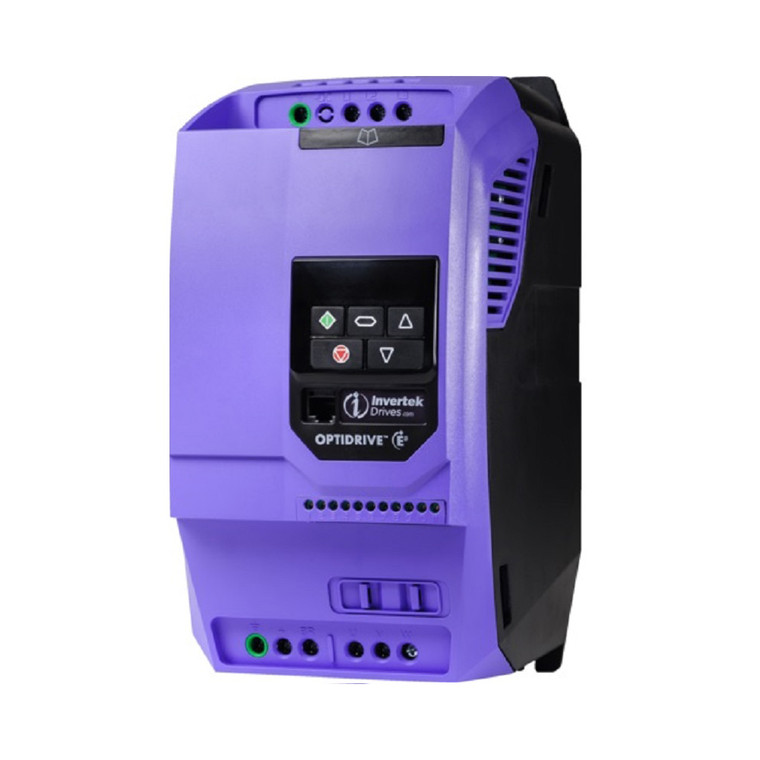 1.5HP, 230V, Invertek Optidrive E3 Single Phase VFD (ODE-3-220105-1F4Y-01)