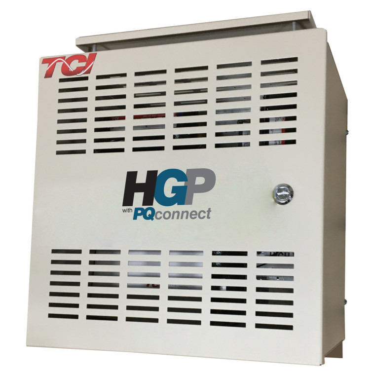 TCI HGP Harmonic Filter, 5HP, 7.6A, 480V, NEMA 1, PQconnect w/ Modbus RTU, w/ Contactor (HGP0005AW1C1000)