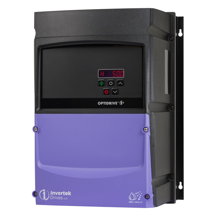 20HP, 480V, Invertek OptiDrive E3 VFD (ODE-3-440300-3F4A-MTP)