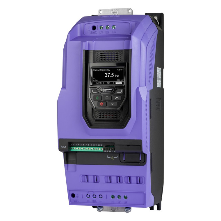 30HP, 600V, Invertek OptiDrive Eco VFD, IP20 (ODV-3-460340-3012-MN)