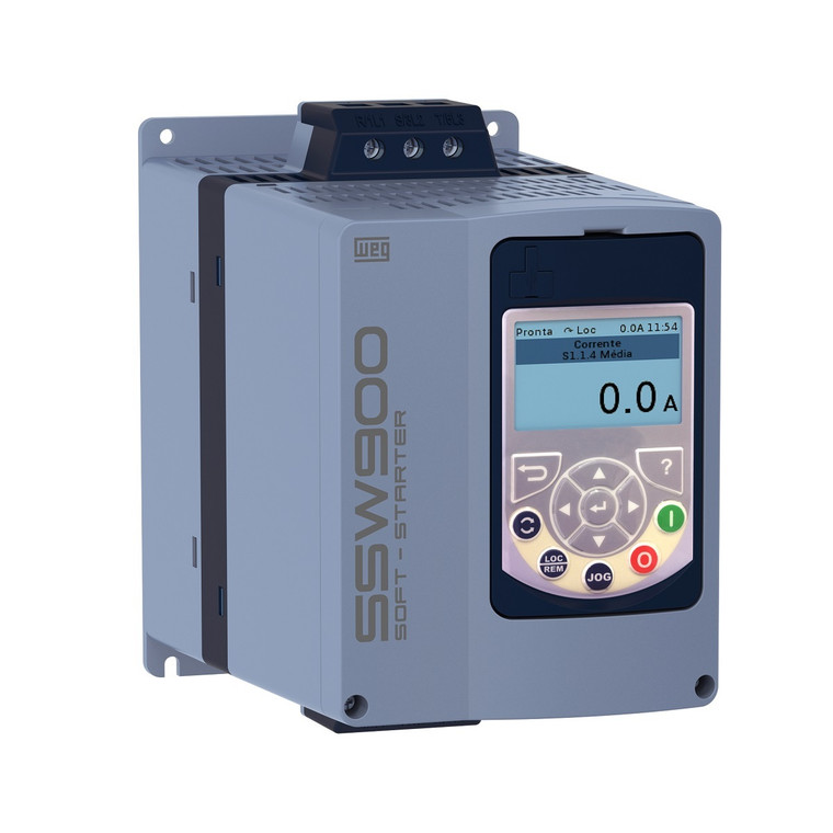 7.5 HP at 230 V, 15 HP at 460 V, 24 A, WEG SSW900 Series Soft Starter (SSW900A0024T5E2B)