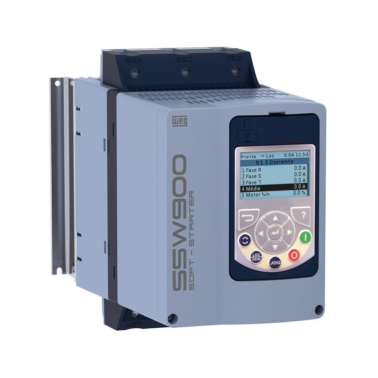 40 HP at 230 V, 75 HP at 460 V, 105 A, WEG SSW900 Series Soft Starter (SSW900B0105T5E2B)