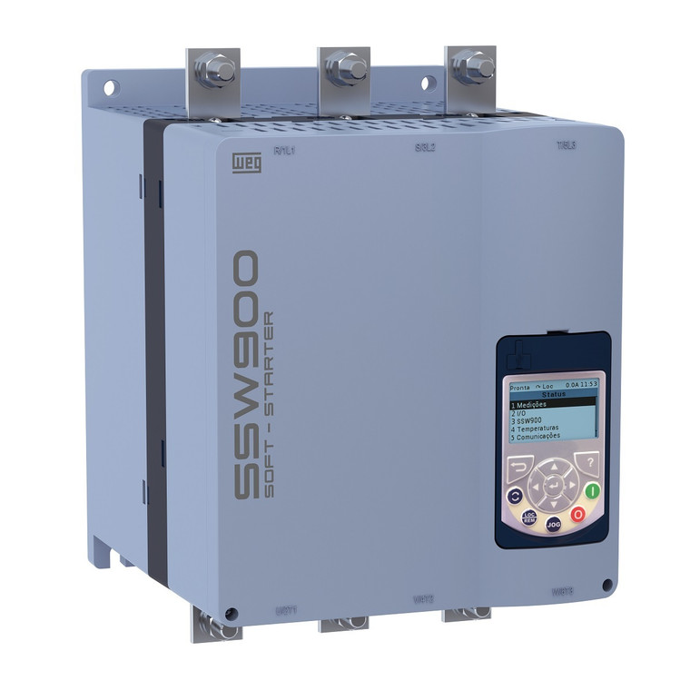 300 HP, 690 V, 255 A, WEG SSW900 Series Soft Starter (SSW900D0255T6E3B)