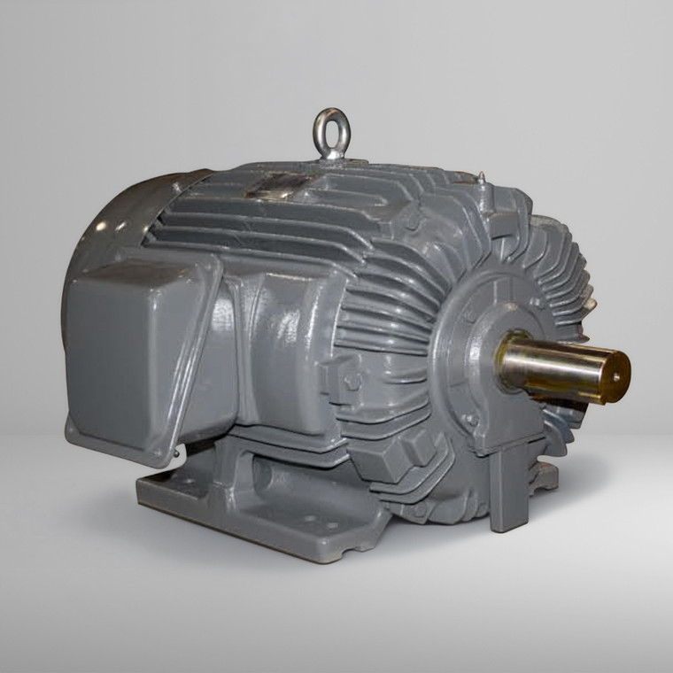 TECO NP0054C 5 HP, 1800 RPM, 208-230/460 V, TEFC, 182/184TC Frame, 60/50 Hz (NP0054C)