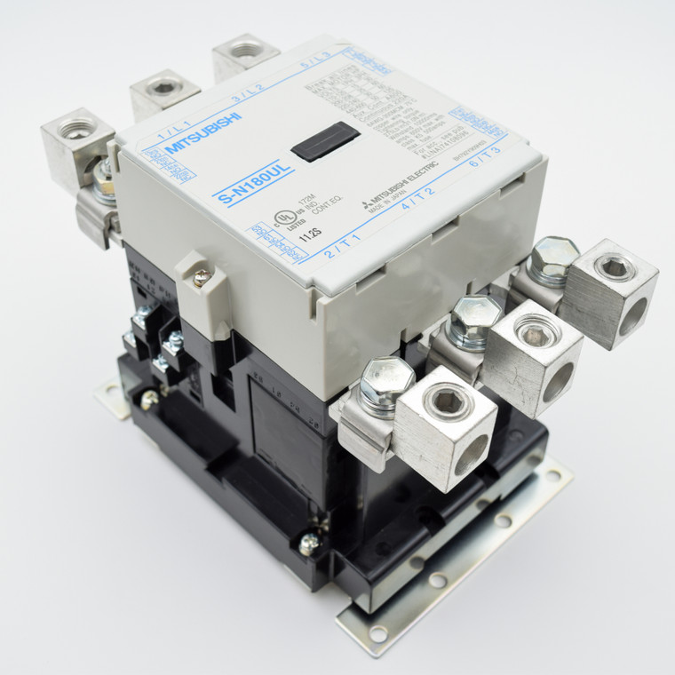 75 HP at 230V, 125 HP at 460V  Non-Reversing AC Contactor, Mitsubishi S-N180UL100V (SN180UL100V)