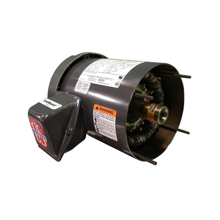 US Motors (Nidec), AC Motor, 0.75 HP, 1800 RPM, Three Phase, 208-230/460 & 190/380 V, 60 , 50 Hz, 56 (E183)