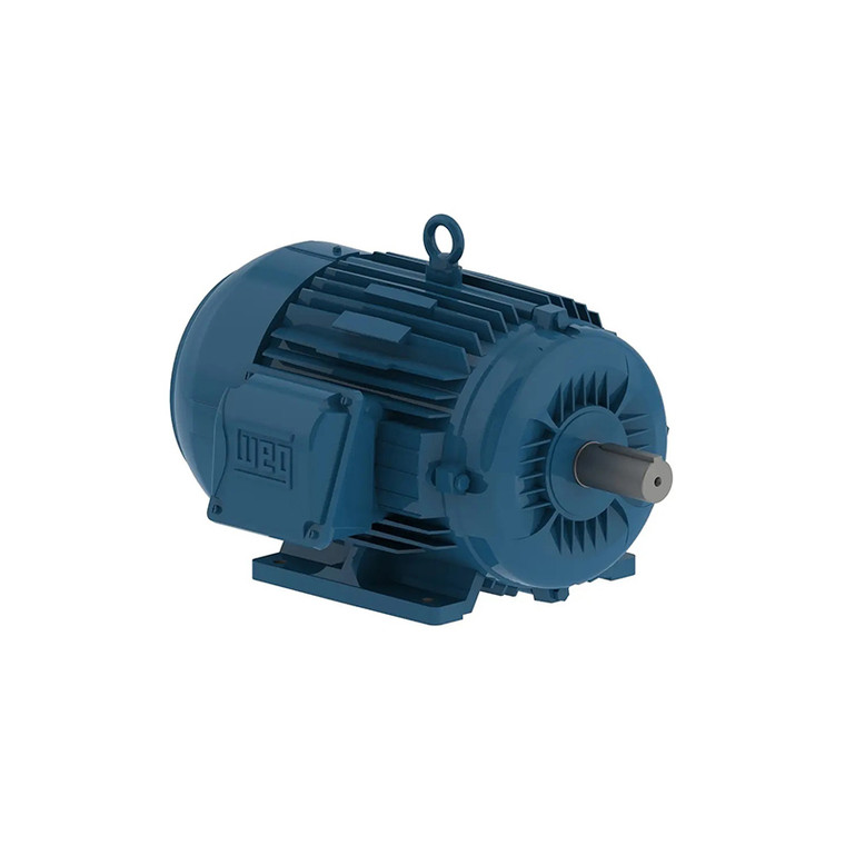 WEG, AC Motor, 00112ET3E145T-W22, 1 HP, 1200 RPM, 143, 5T, Three Phase, 230/460 V, 60 Hz (00112ET3E145T-W22)