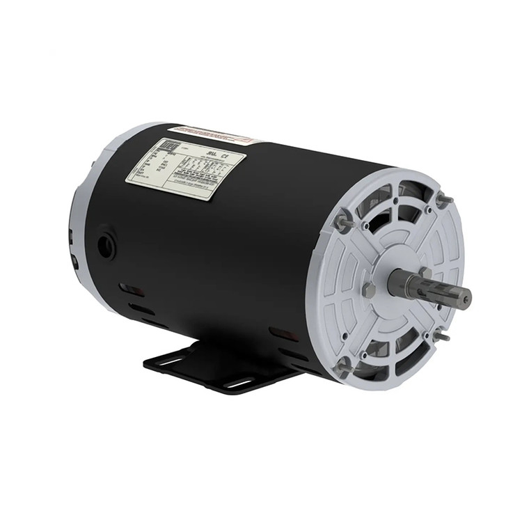 WEG, AC Motor, 00158OT3E56-S, 1.5 HP, 1800 RPM, 56H, Three Phase, 230/460 V, 60 Hz (00158OT3E56-S)