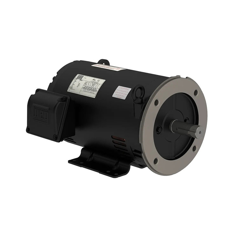 WEG, AC Motor, 00518OT3E184TC-S, 5 HP, 1800 RPM, 182, 4TC, Three Phase, 230/460 V, 60 Hz (00518OT3E184TC-S)