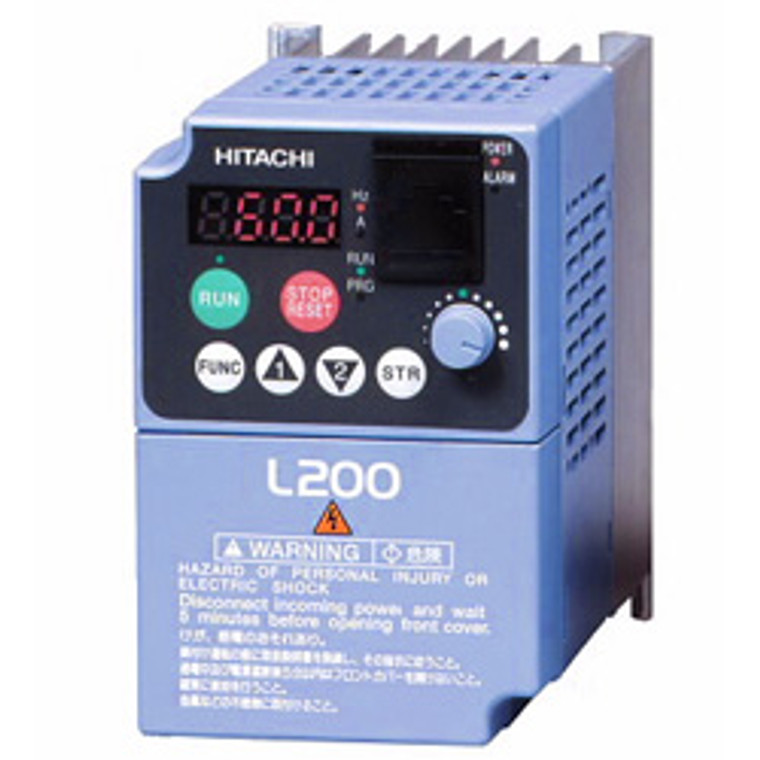 3HP 230V Hitachi VFD, Inverter, AC Drive L200-022NFU (L200-022NFU)