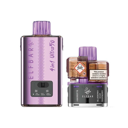 ELFBAR 4 in 1 Ultra50 Prefilled Pod Kit