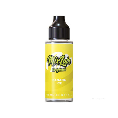 Mix Labs Originals 100ml Banana Ice 100ml — buy online at VapeCity UK