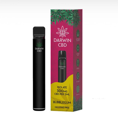 Darwin CBD Prefilled Pod Kit Bubblegum 300mg — buy online at VapeCity UK