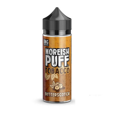 Moreish Puff Tobacco 100ml Butterscotch Tobacco 100ml — buy online at VapeCity UK
